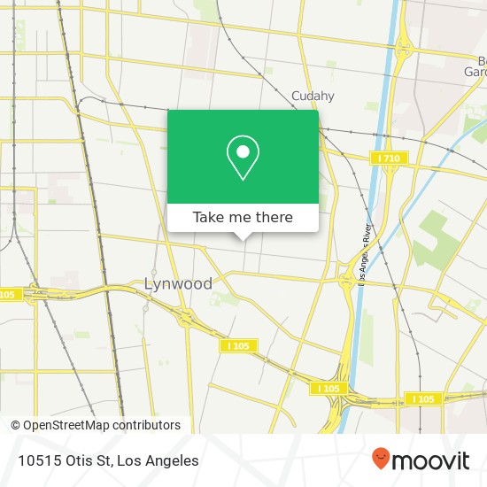 Mapa de 10515 Otis St