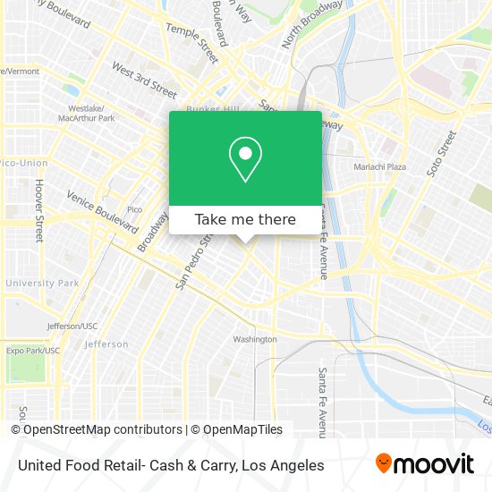 United Food Retail- Cash & Carry map