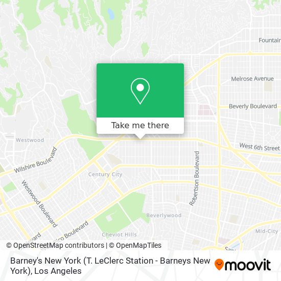Barney's New York (T. LeClerc Station - Barneys New York) map
