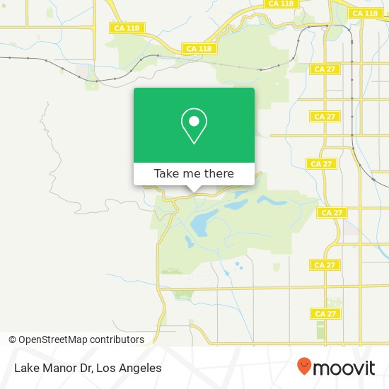 Lake Manor Dr map