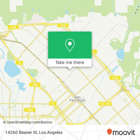 14260 Beaver St map