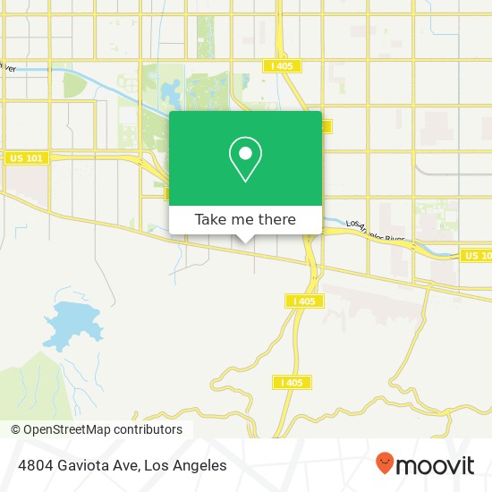 Mapa de 4804 Gaviota Ave