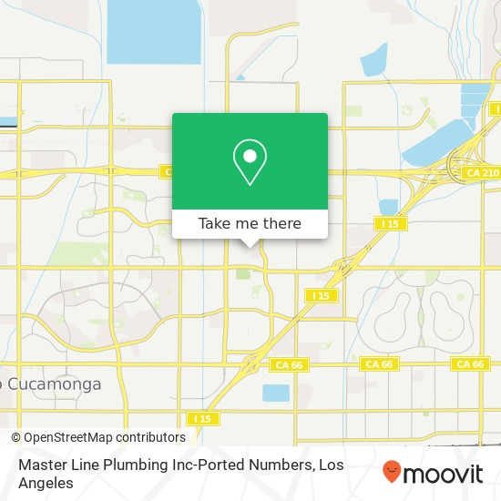 Master Line Plumbing Inc-Ported Numbers map