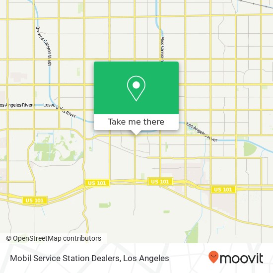Mobil Service Station Dealers map