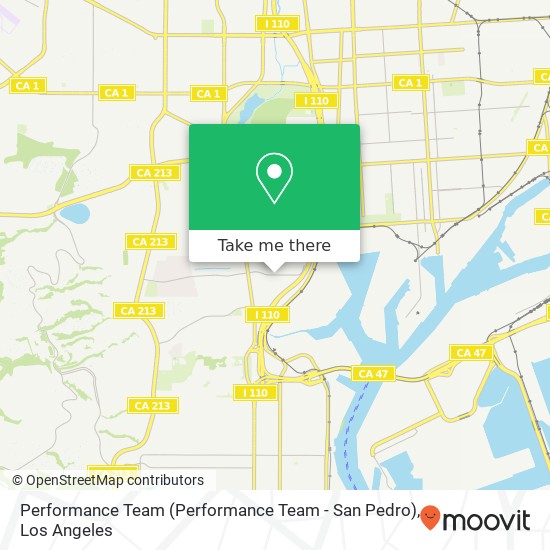 Performance Team (Performance Team - San Pedro) map