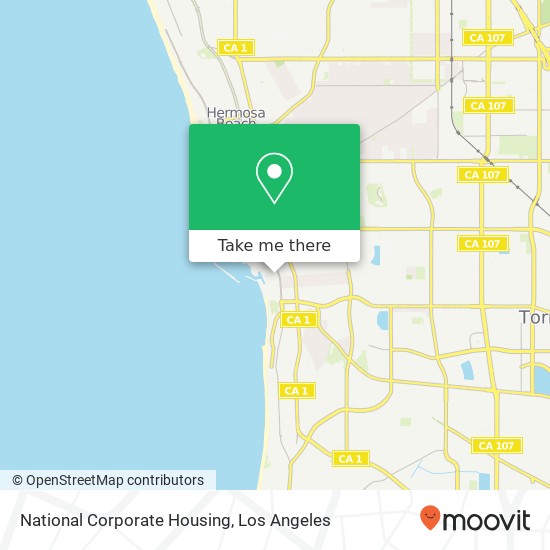 National Corporate Housing map