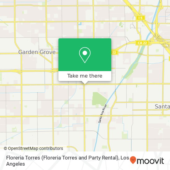 Mapa de Floreria Torres (Floreria Torres and Party Rental)