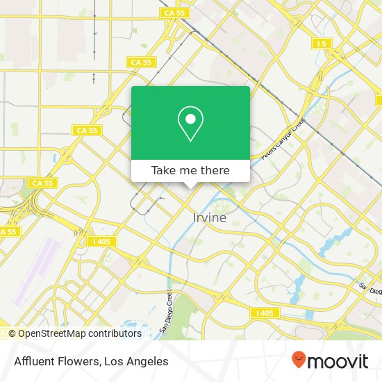 Affluent Flowers map