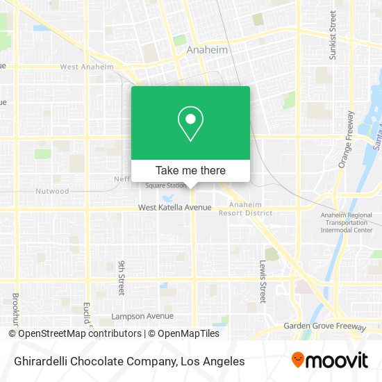 Mapa de Ghirardelli Chocolate Company