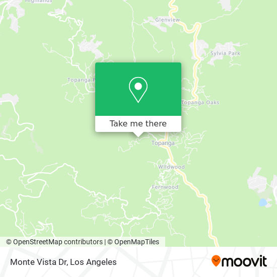 Monte Vista Dr map