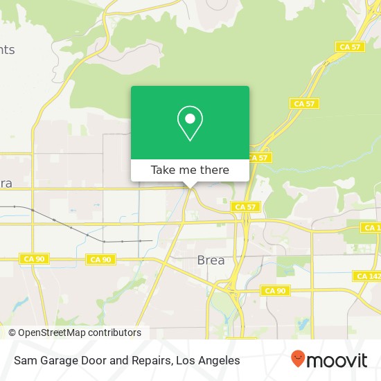 Sam Garage Door and Repairs map