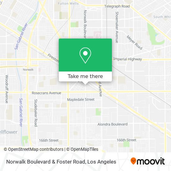 Norwalk Boulevard & Foster Road map