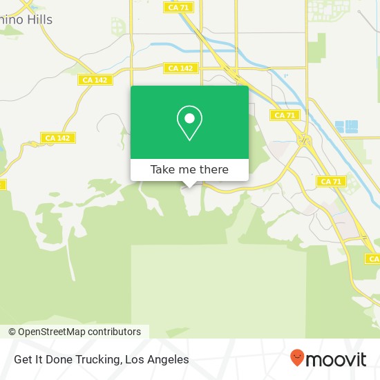 Get It Done Trucking map