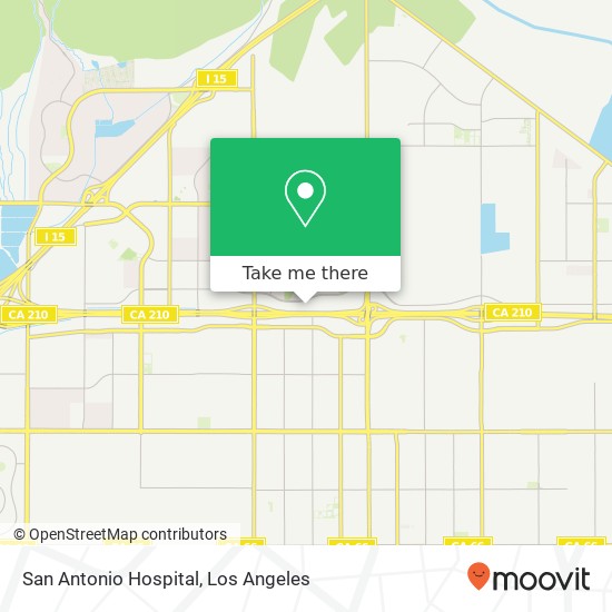 San Antonio Hospital map