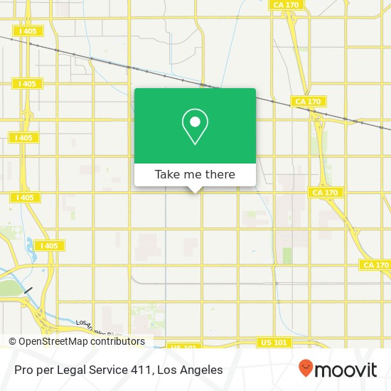 Mapa de Pro per Legal Service 411