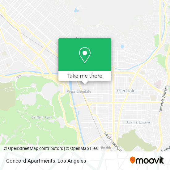 Concord Apartments map