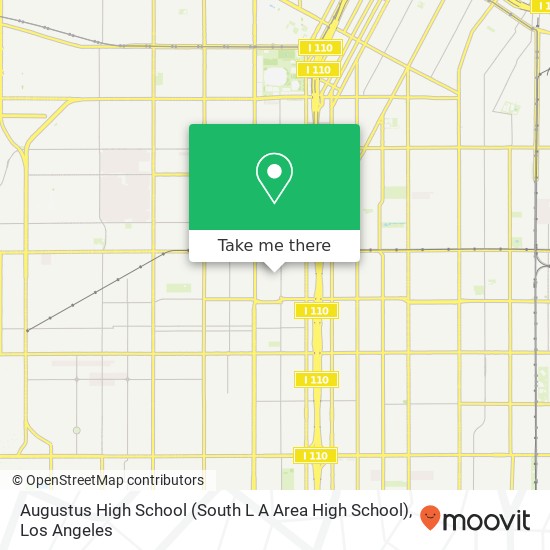 Mapa de Augustus High School (South L A Area High School)