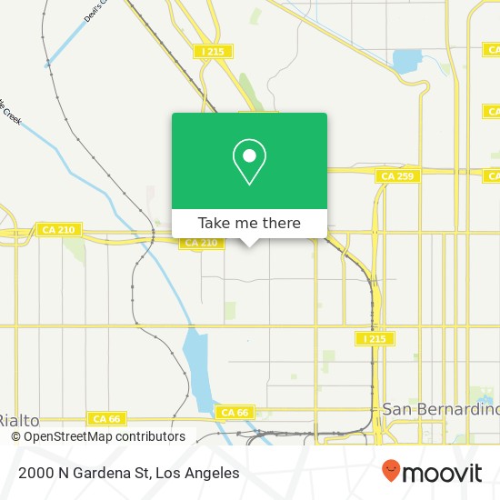2000 N Gardena St map