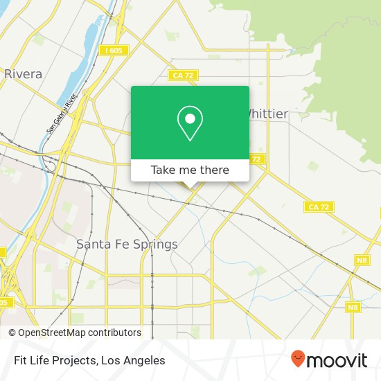 Fit Life Projects map