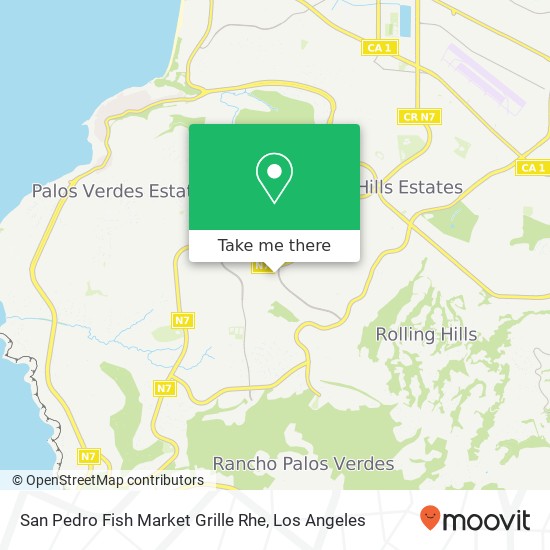 San Pedro Fish Market Grille Rhe map