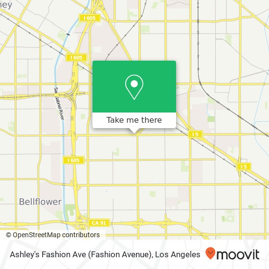 Mapa de Ashley's Fashion Ave (Fashion Avenue)