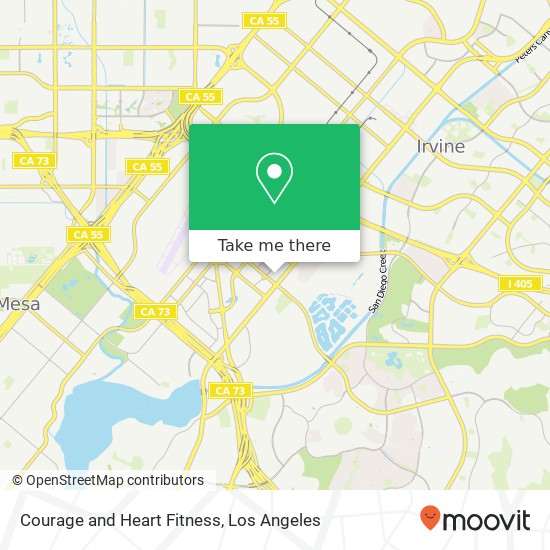 Courage and Heart Fitness map