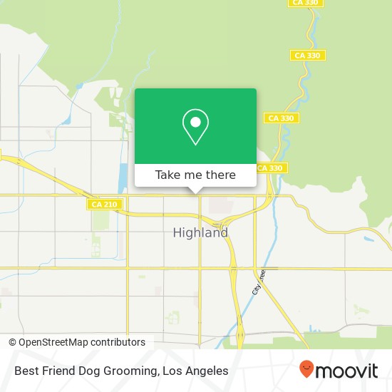 Best Friend Dog Grooming map