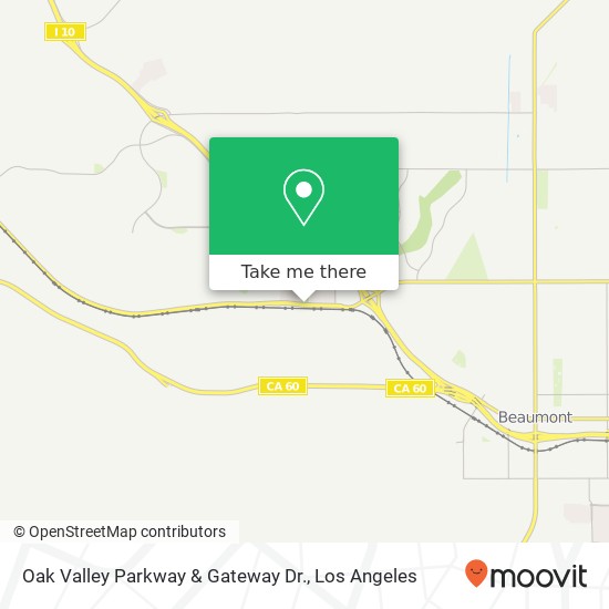 Oak Valley Parkway & Gateway Dr. map