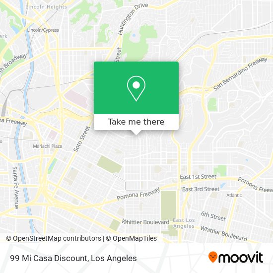 99 Mi Casa Discount map