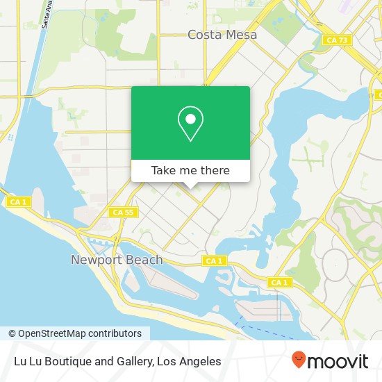 Mapa de Lu Lu Boutique and Gallery