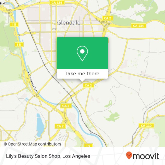 Lily's Beauty Salon Shop map