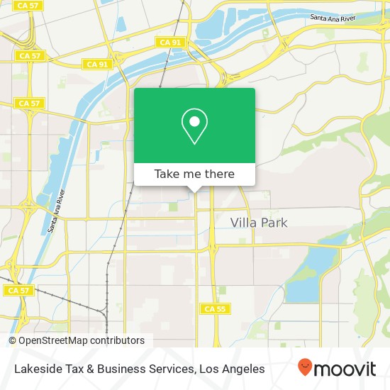 Lakeside Tax & Business Services map