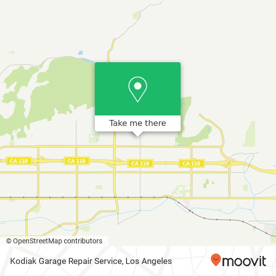 Kodiak Garage Repair Service map