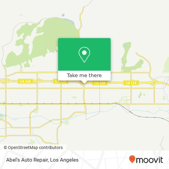 Abel's Auto Repair map