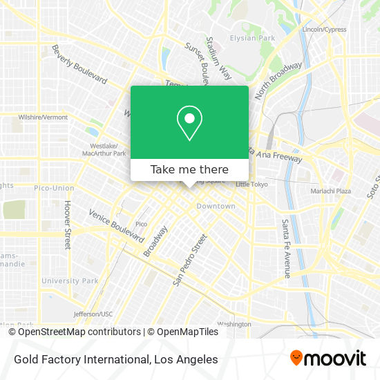 Gold Factory International map
