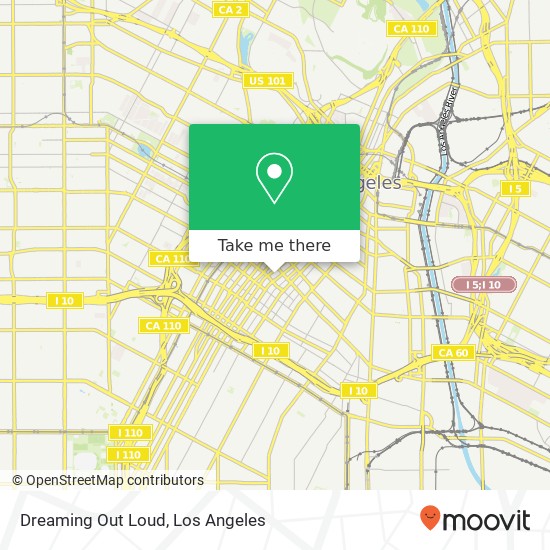 Mapa de Dreaming Out Loud