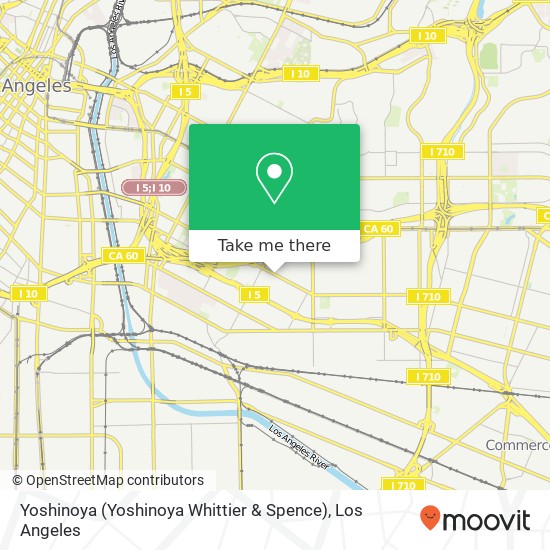 Yoshinoya (Yoshinoya Whittier & Spence) map