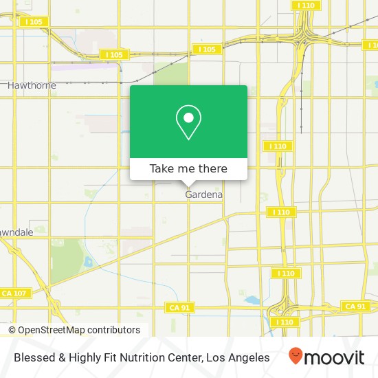 Blessed & Highly Fit Nutrition Center map