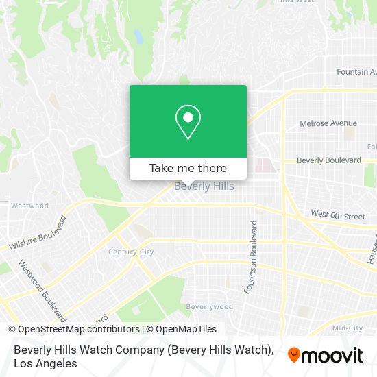 Beverly Hills Watch Company (Bevery Hills Watch) map