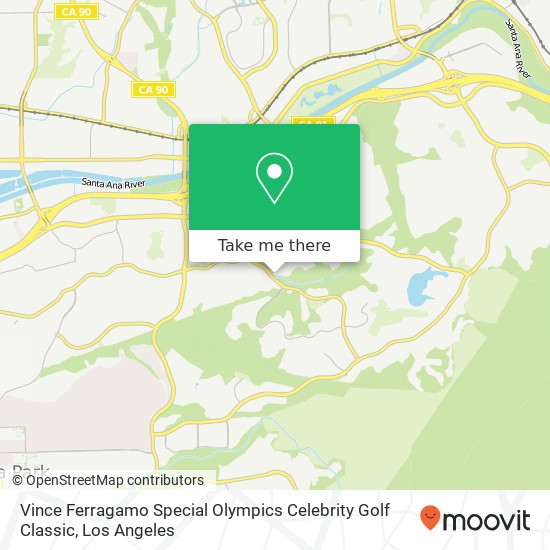 Vince Ferragamo Special Olympics Celebrity Golf Classic map