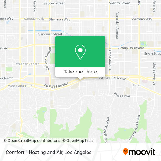 Comfort1 Heating and Air map