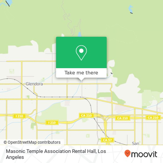 Masonic Temple Association Rental Hall map