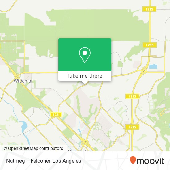 Nutmeg + Falconer map