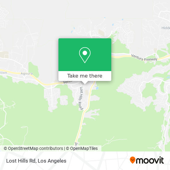 Mapa de Lost Hills Rd