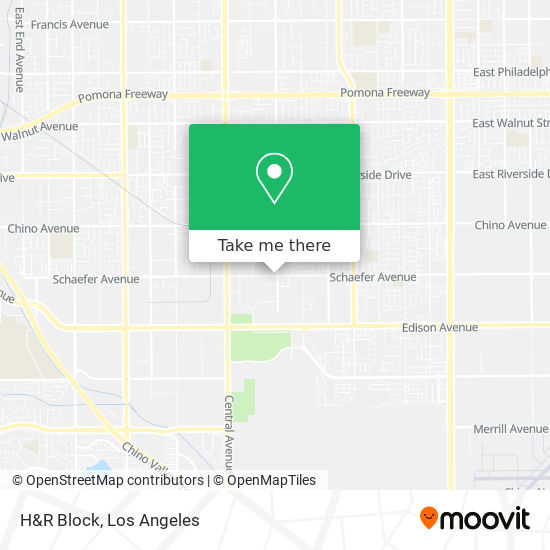 H&R Block map