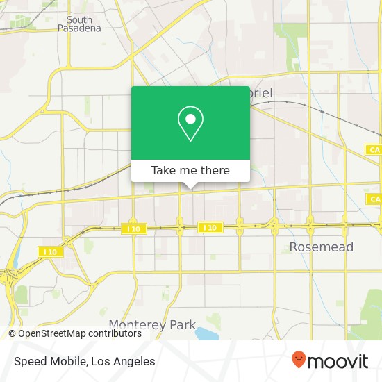 Speed Mobile map