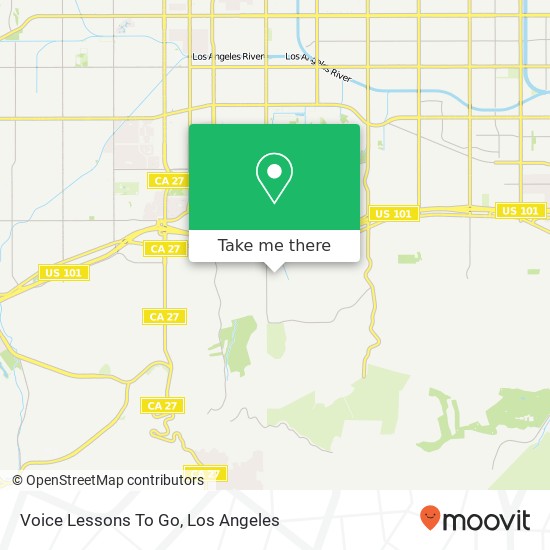 Voice Lessons To Go map