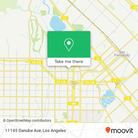 Mapa de 11145 Danube Ave