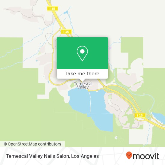 Temescal Valley Nails Salon map