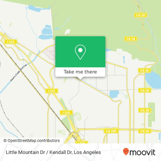 Mapa de Little Mountain Dr / Kendall Dr